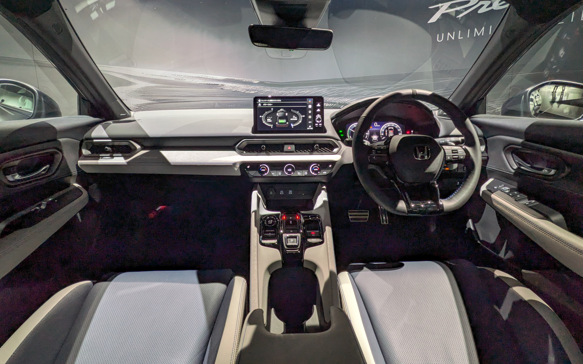 新型プレリュードのインテリア