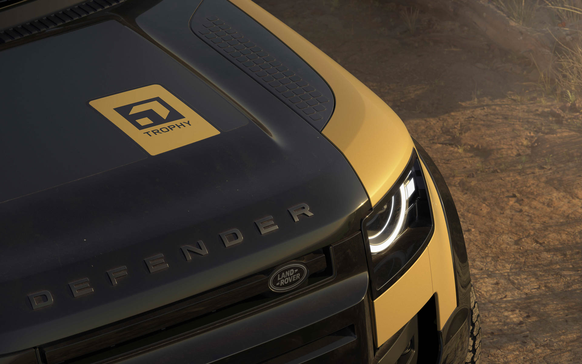 ディフェンダー トロフィーエディション CURATED FOR JAPAN（ディープサンドグローイエロー）