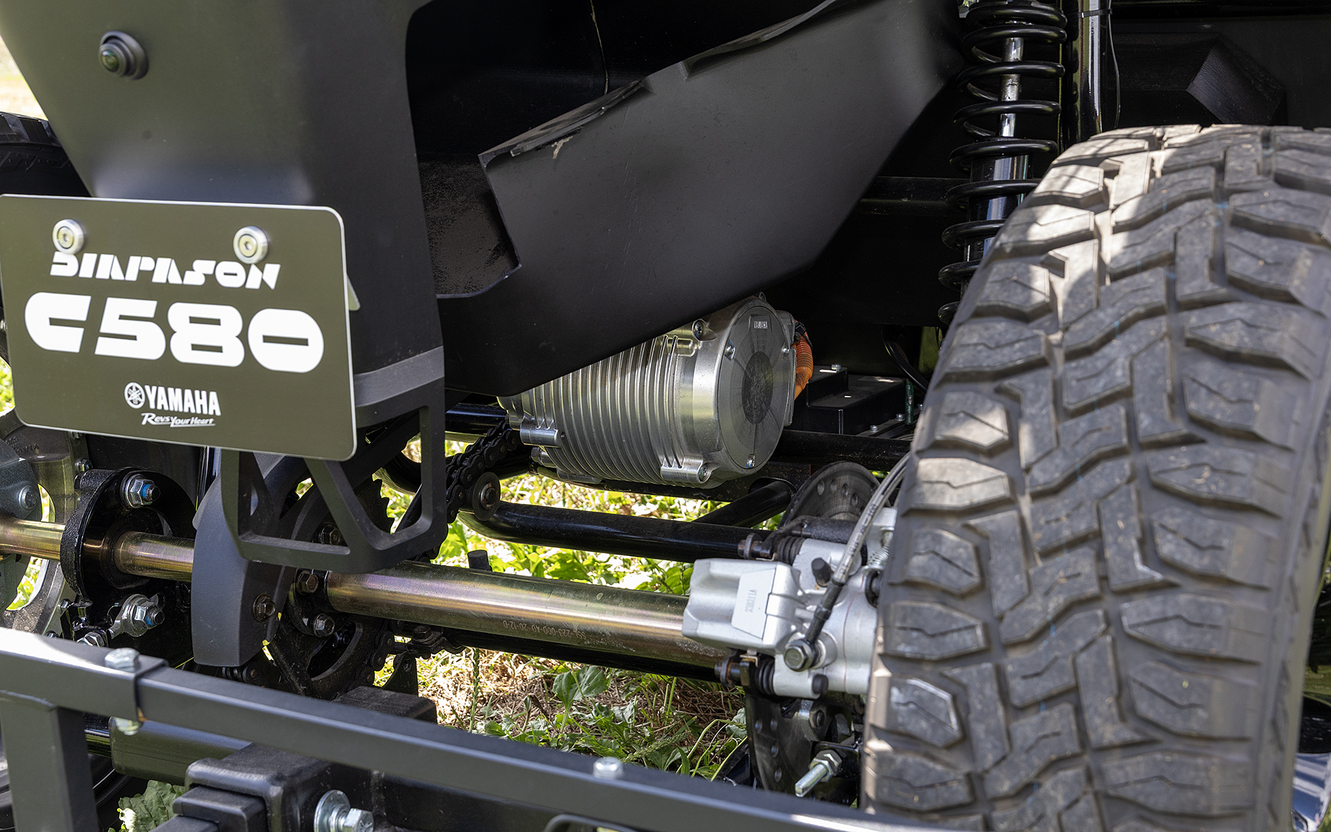 EVパワーユニットは軽量でコンパクトな設計でありながらパワフルな駆動力を発生する「Yamaha Electronic Power Unit」を使用