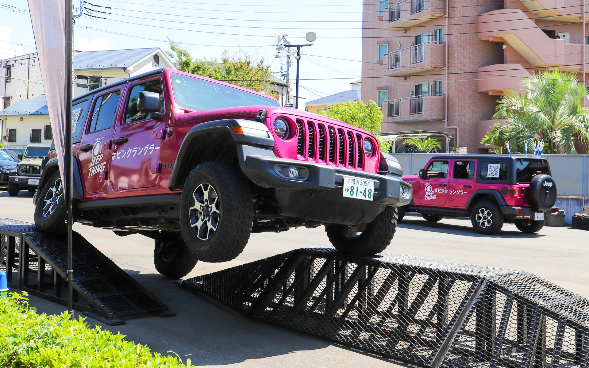 体験希望者が多く来場したため、11時開始の予定を早めて体験会が開始され、お昼休憩に入る12時までほぼノンストップで走り続けていた。体験者の中には、驚きから思わず手で顔をおおってしまう人も