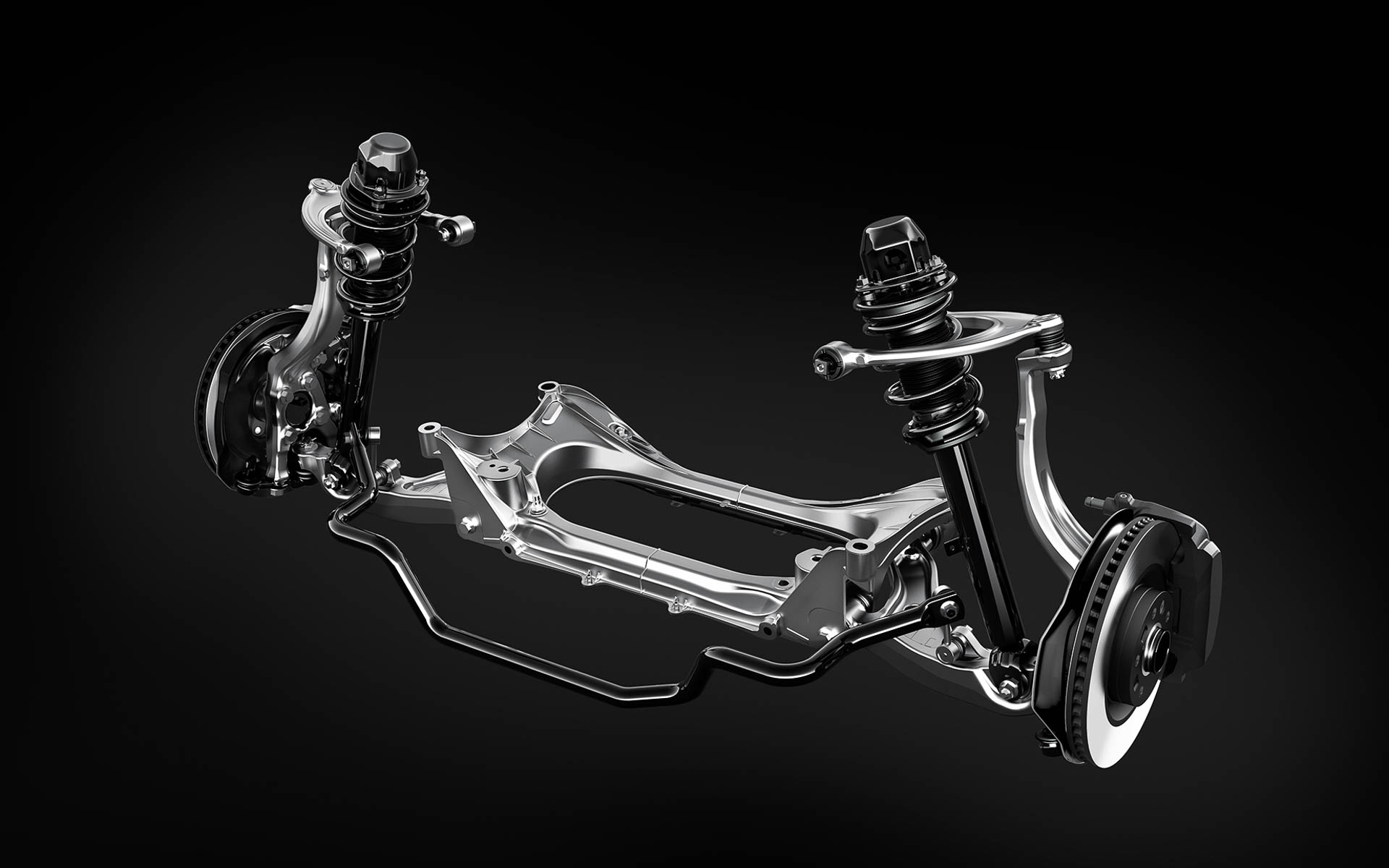 IS（プロトタイプ）フロントサスペンション