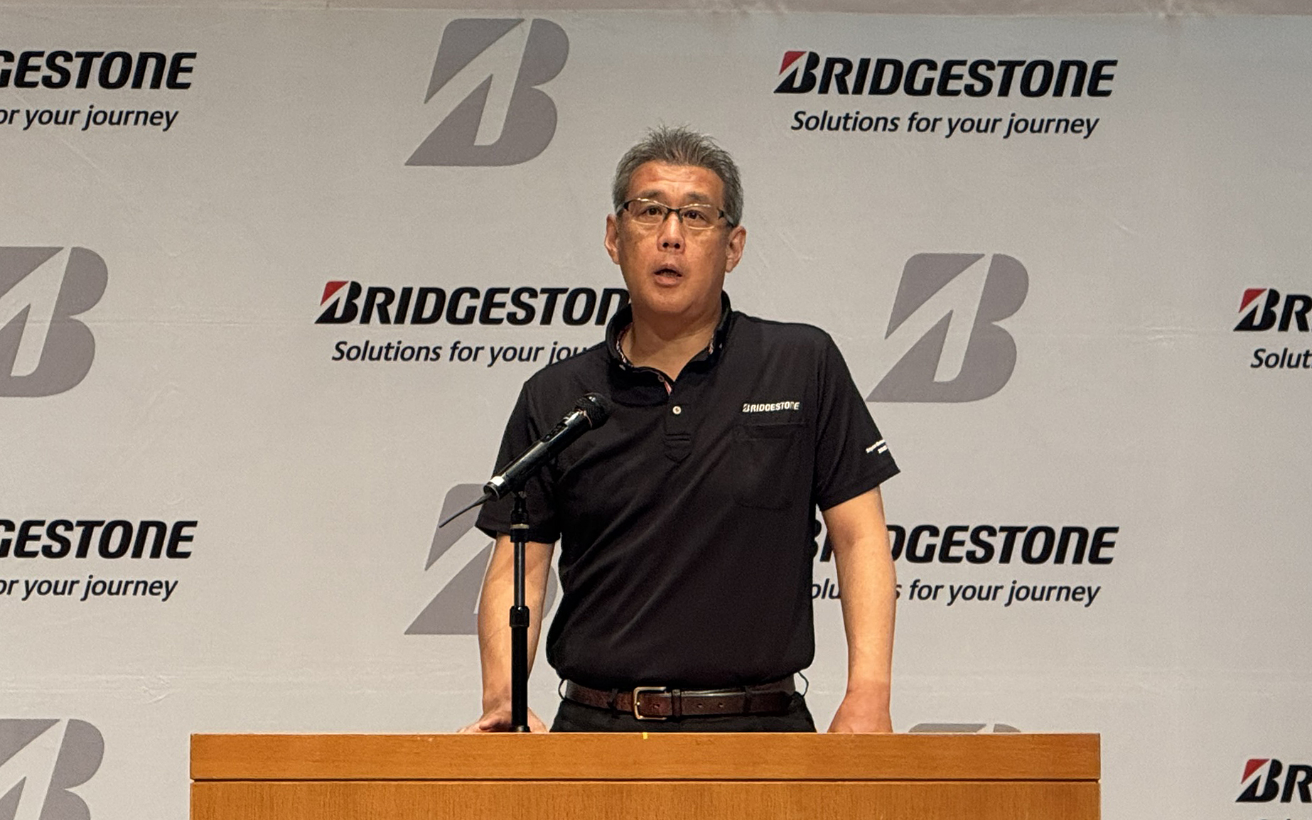 ブリヂストンタイヤソリューションジャパン株式会社 常務執行役員 技術サービス本部長の菊地俊夫氏