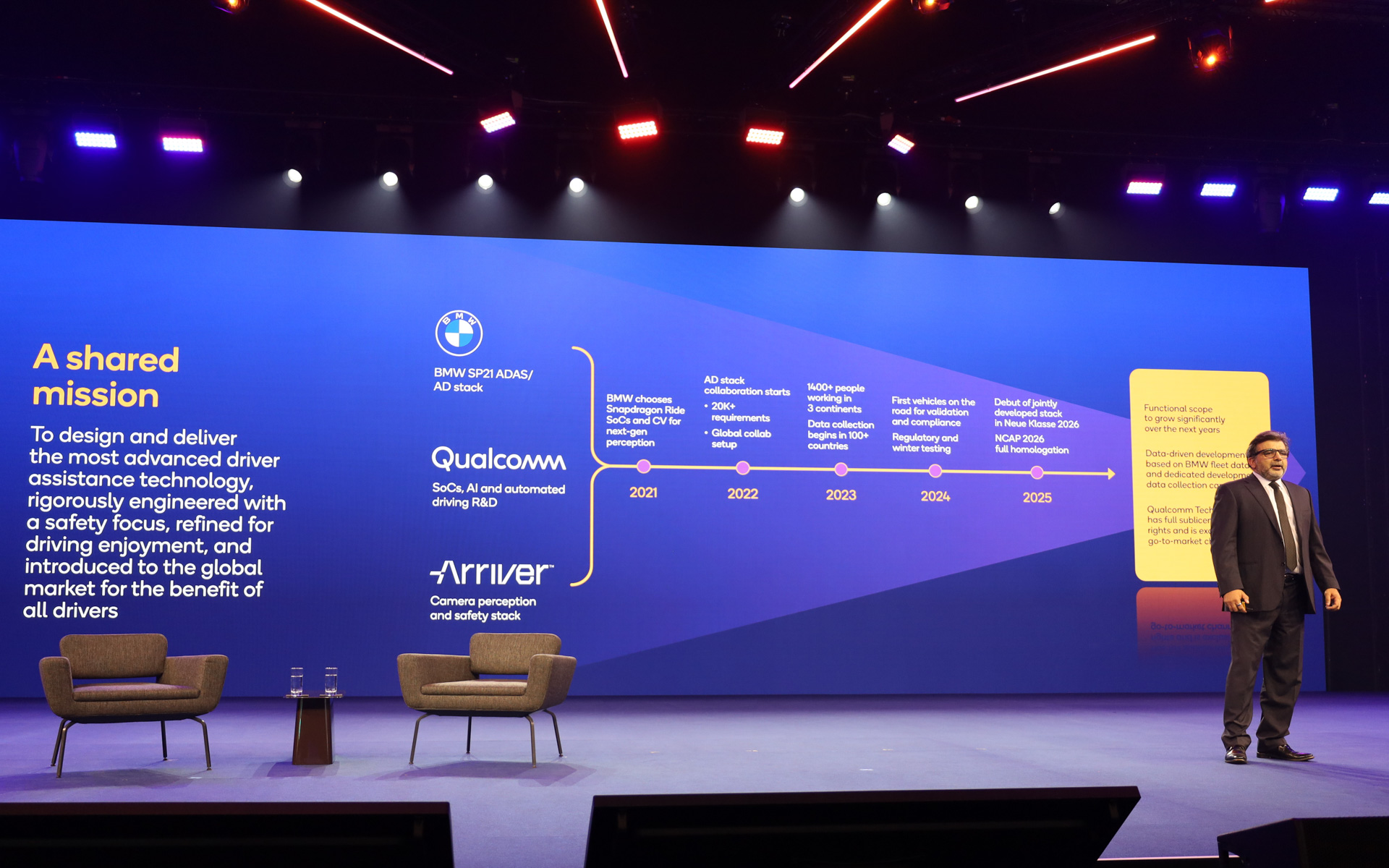 クアルコムとBMWが取り組んできた自動運転技術の開発の歴史について振り返った