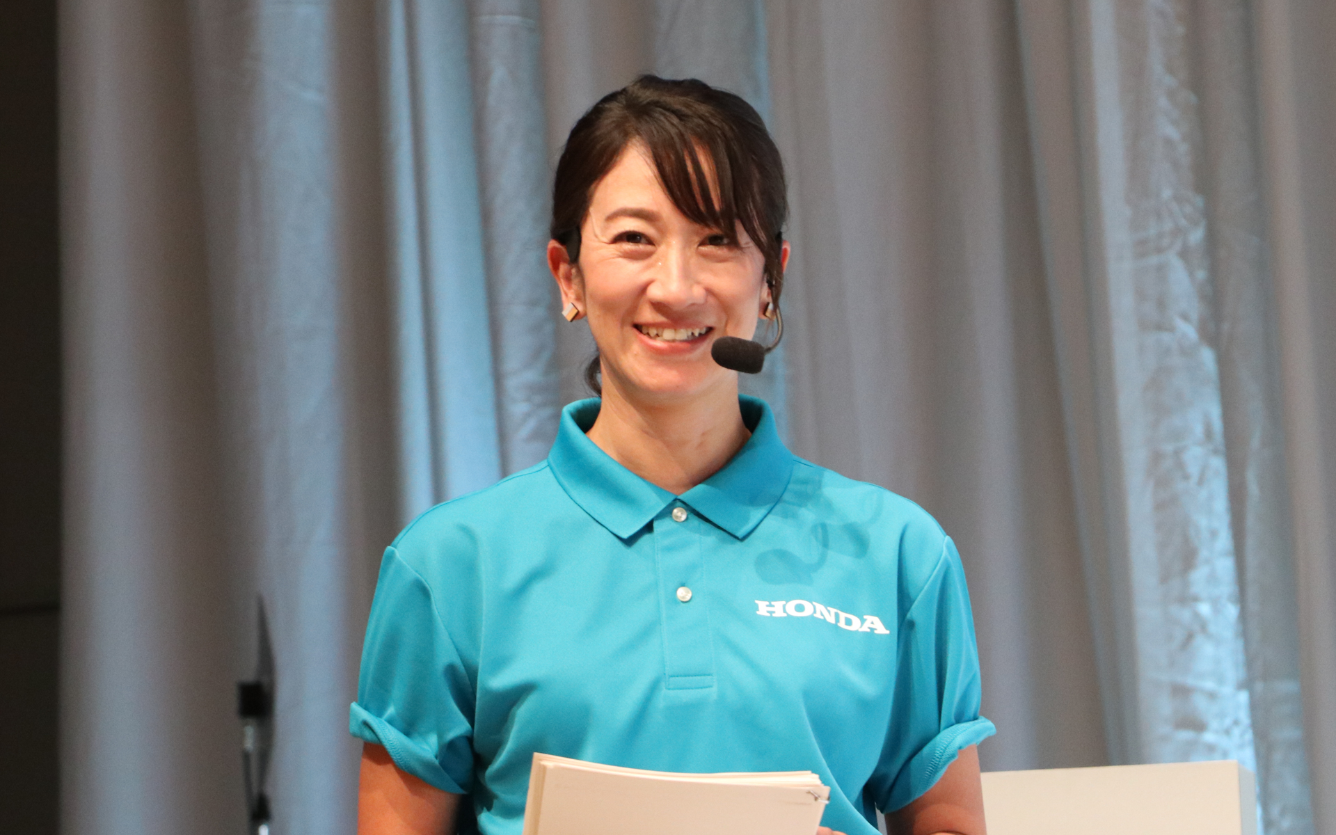 MCを務めたモータージャーナリストの藤島知子氏