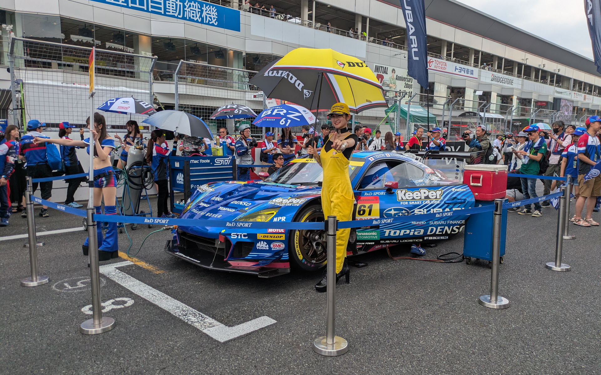 61号車 SUBARU BRZ R&D SPORT（井口卓人選手/山内英輝選手）は2021年にシリーズチャンピオンを獲得している