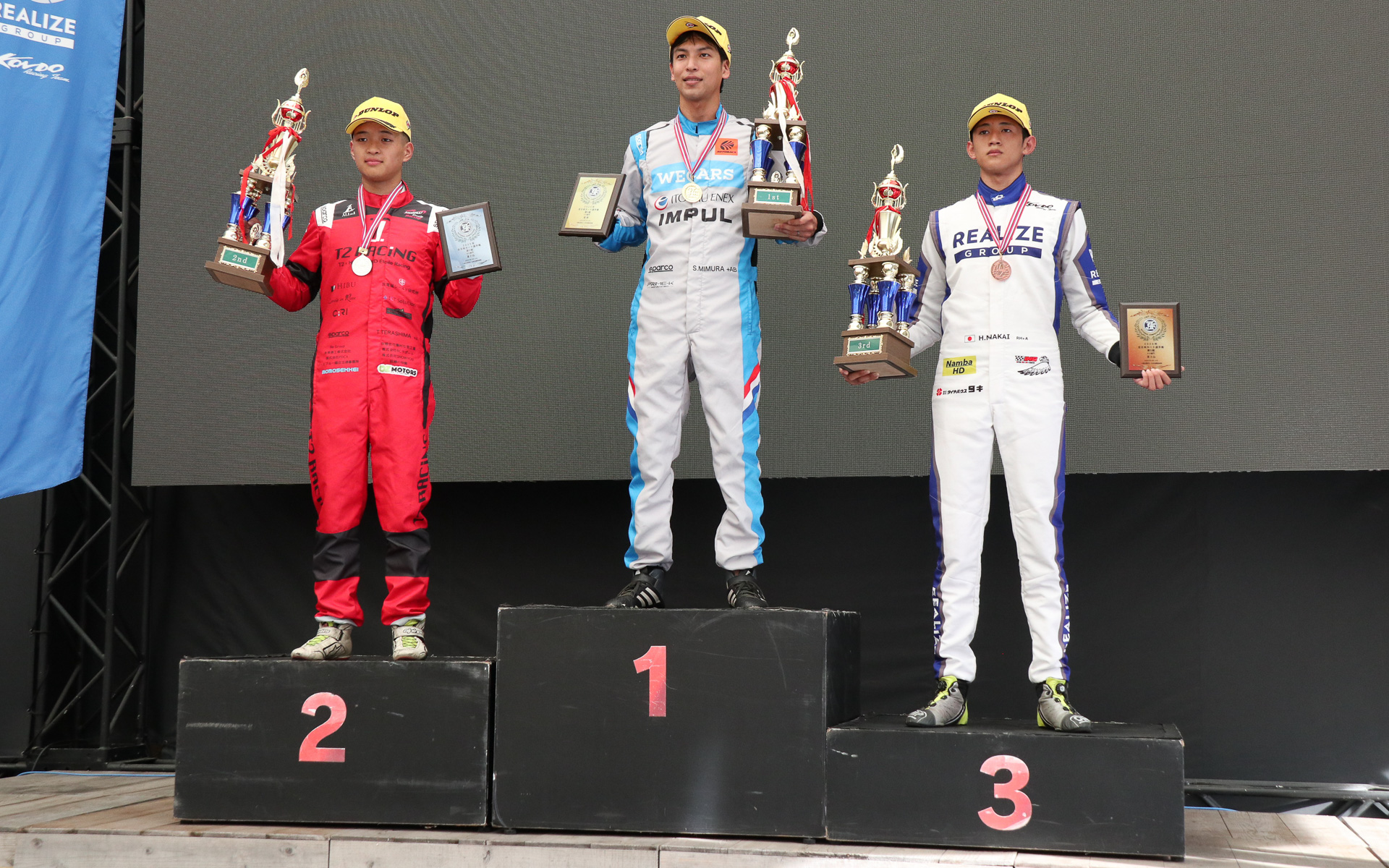 第5戦の暫定表彰式