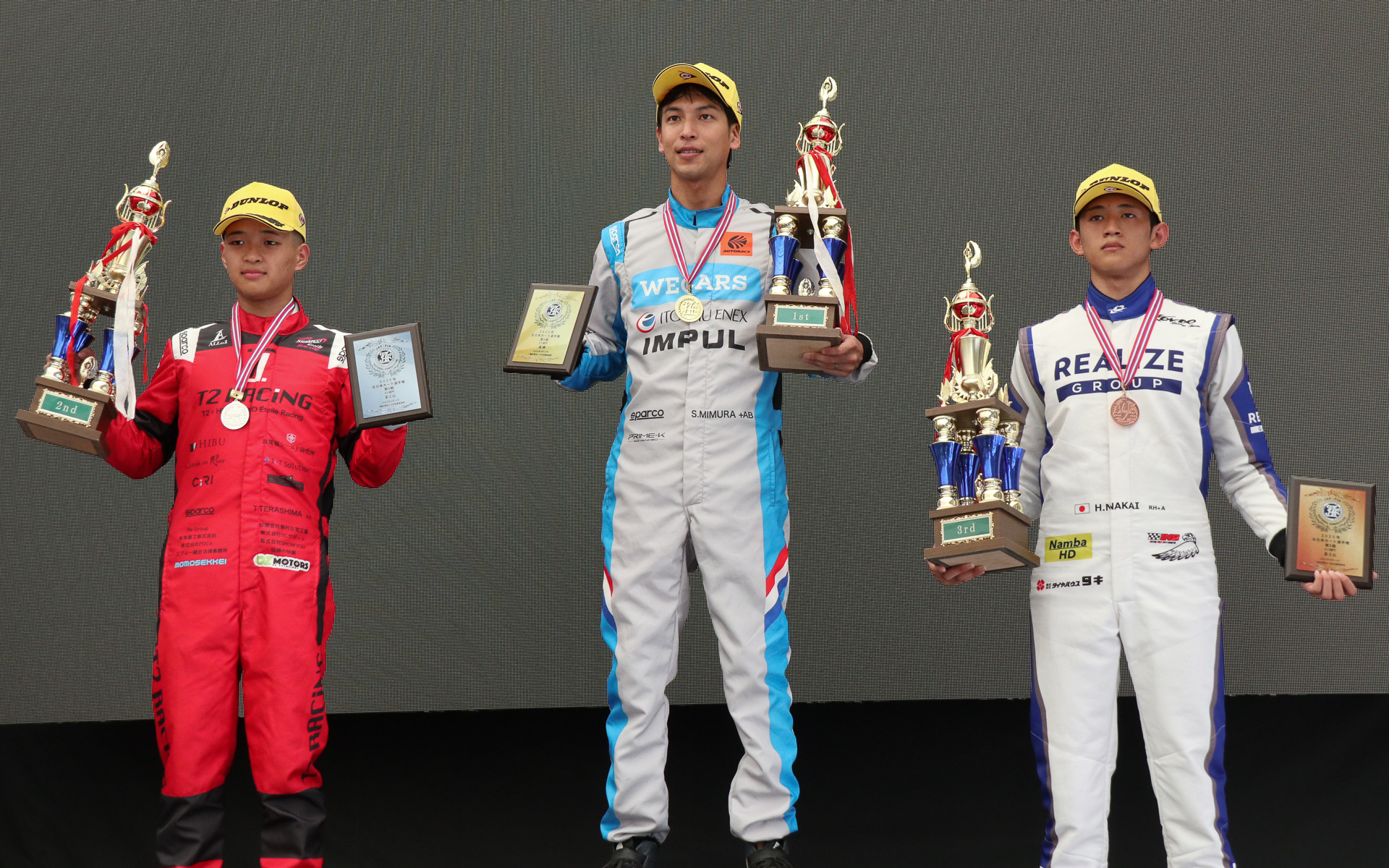 第5戦の暫定表彰式