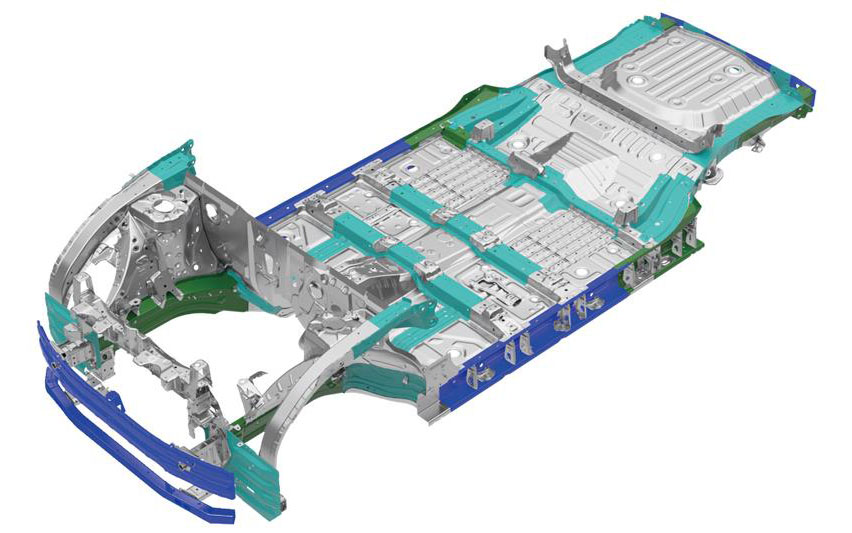 「HARTECT-e」のハイテン材使用イメージ