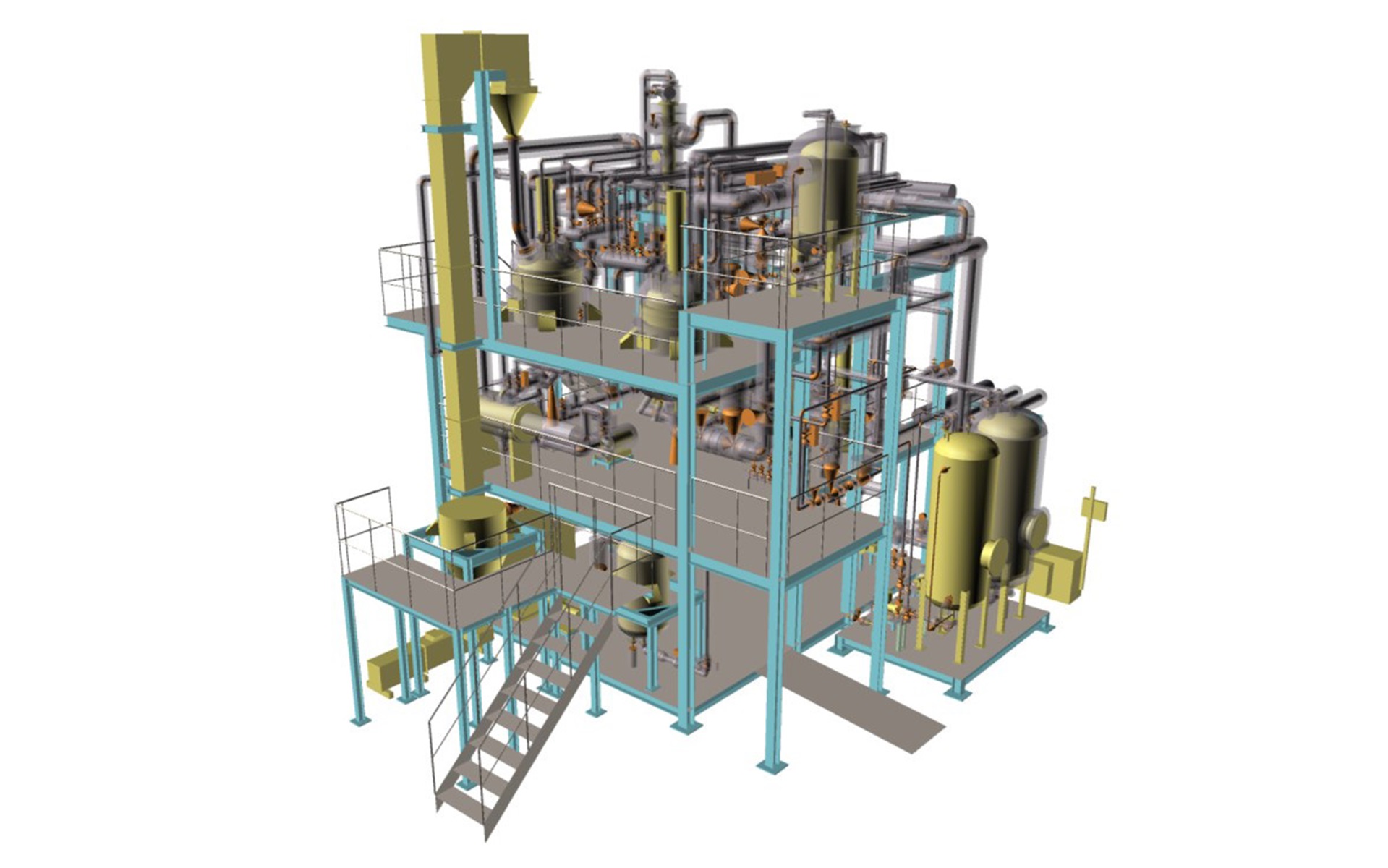 最大処理能力350t/年規模のケミカルソーティングパイロット設備イメージ図