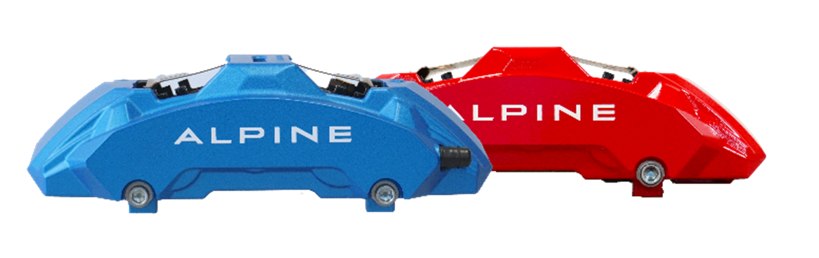 採用された「アルミ対向6POTキャリパ」