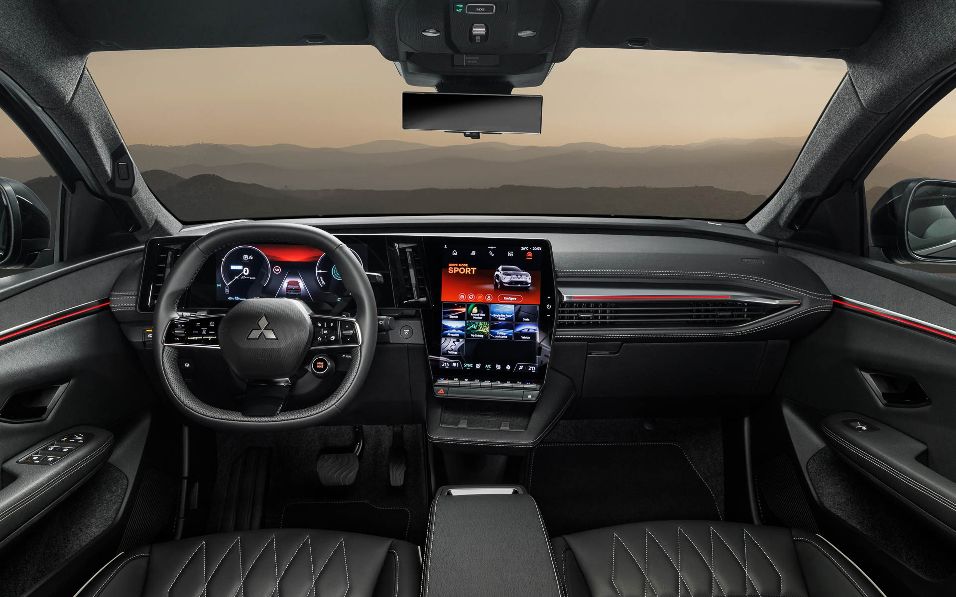 新型エクリプス クロスのインテリア