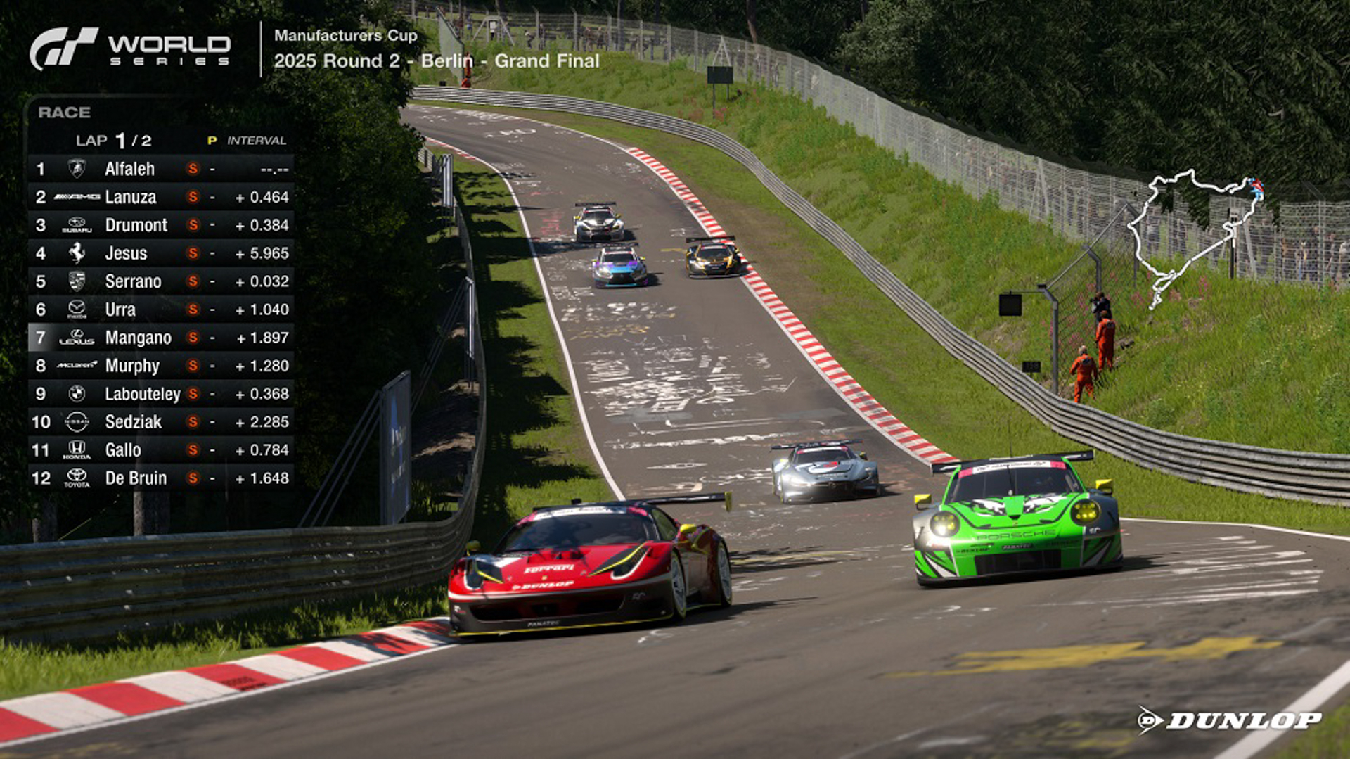 チューニングショップではダンロップタイヤが選択可能になる