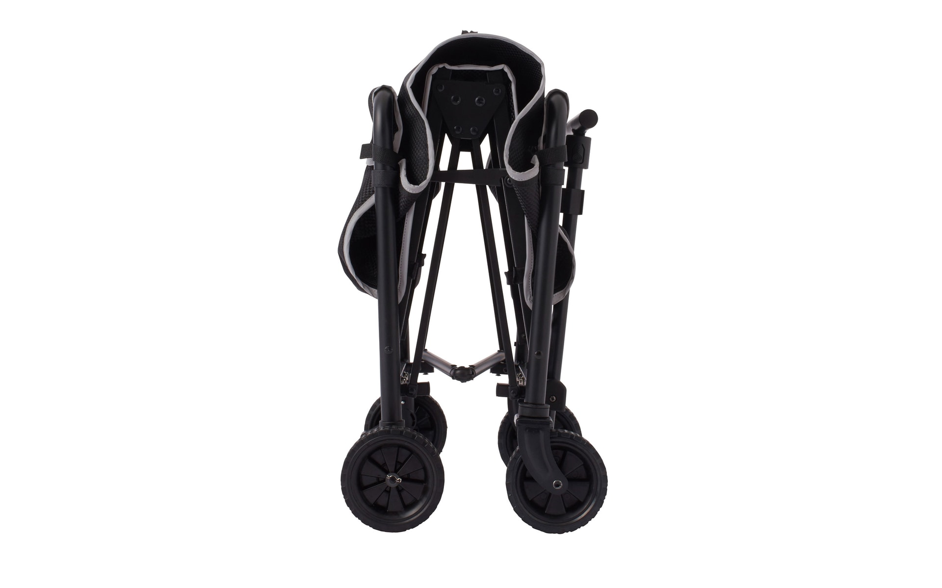 折りたたんだ状態のサイズは490×270×560mm（幅×奥行き×高さ） 。製品重量は約8.5kg。カラーはブラックのみ