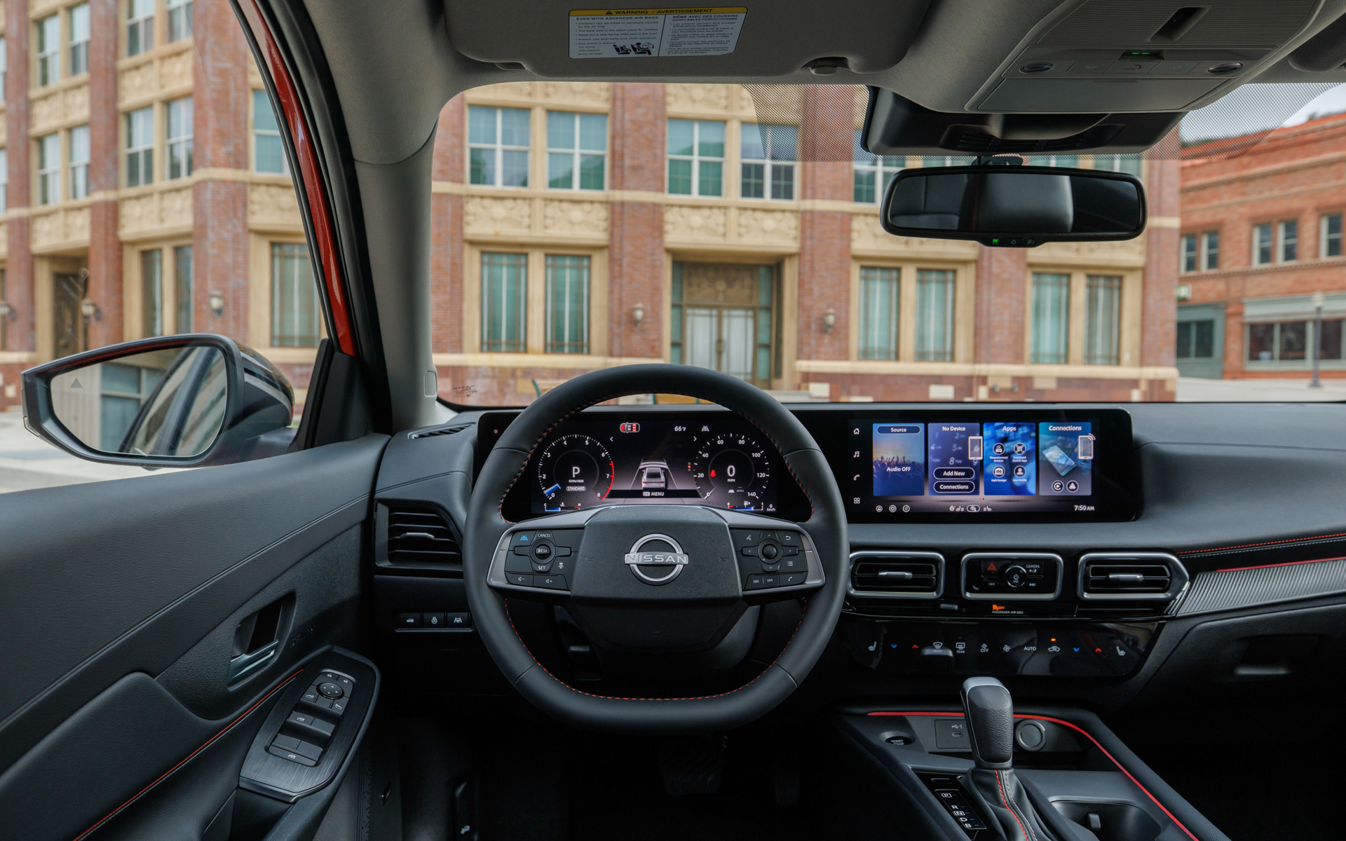 新型「セントラ」のインテリア