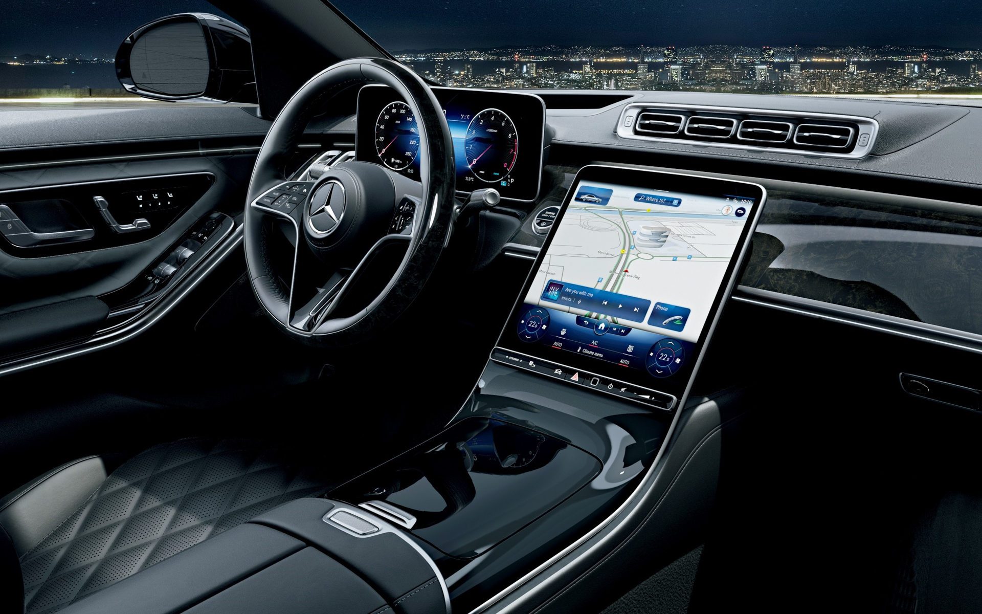 特別仕様車「S 580 4MATIC long Night Edition（ISG）」のインテリア