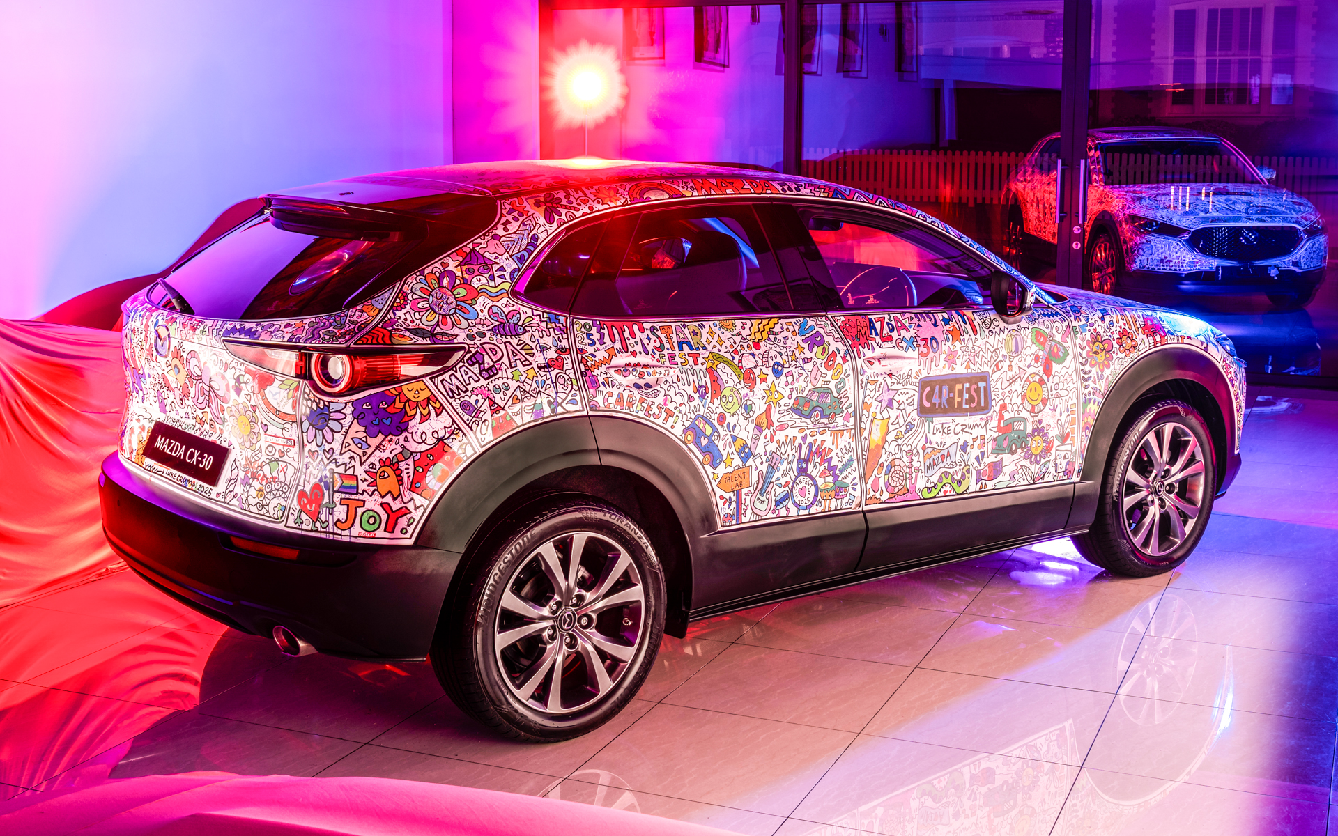 マツダのCX-30アートカー
