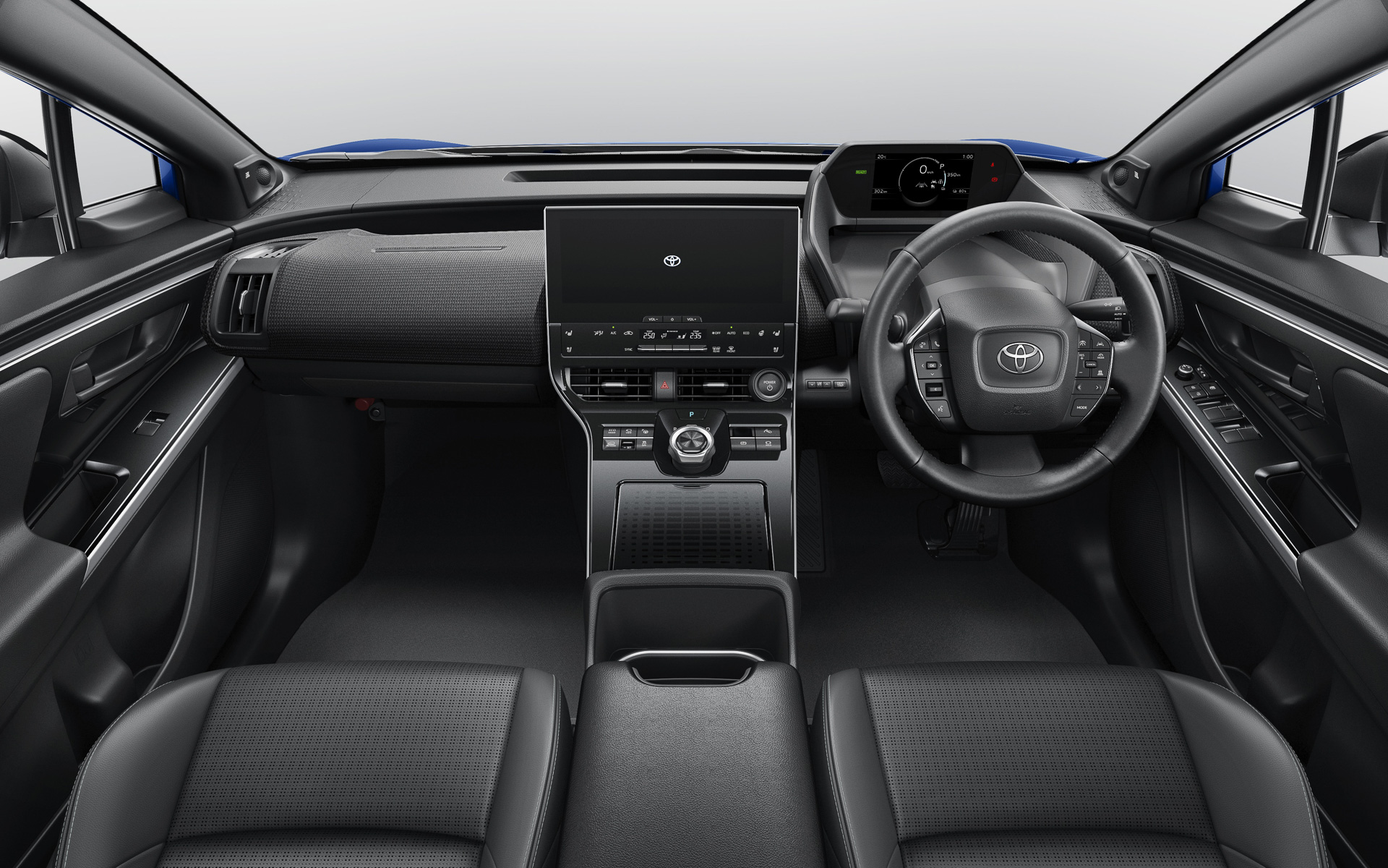 Zのインテリア。写真のブラックのほかにライトグレーも選択可能