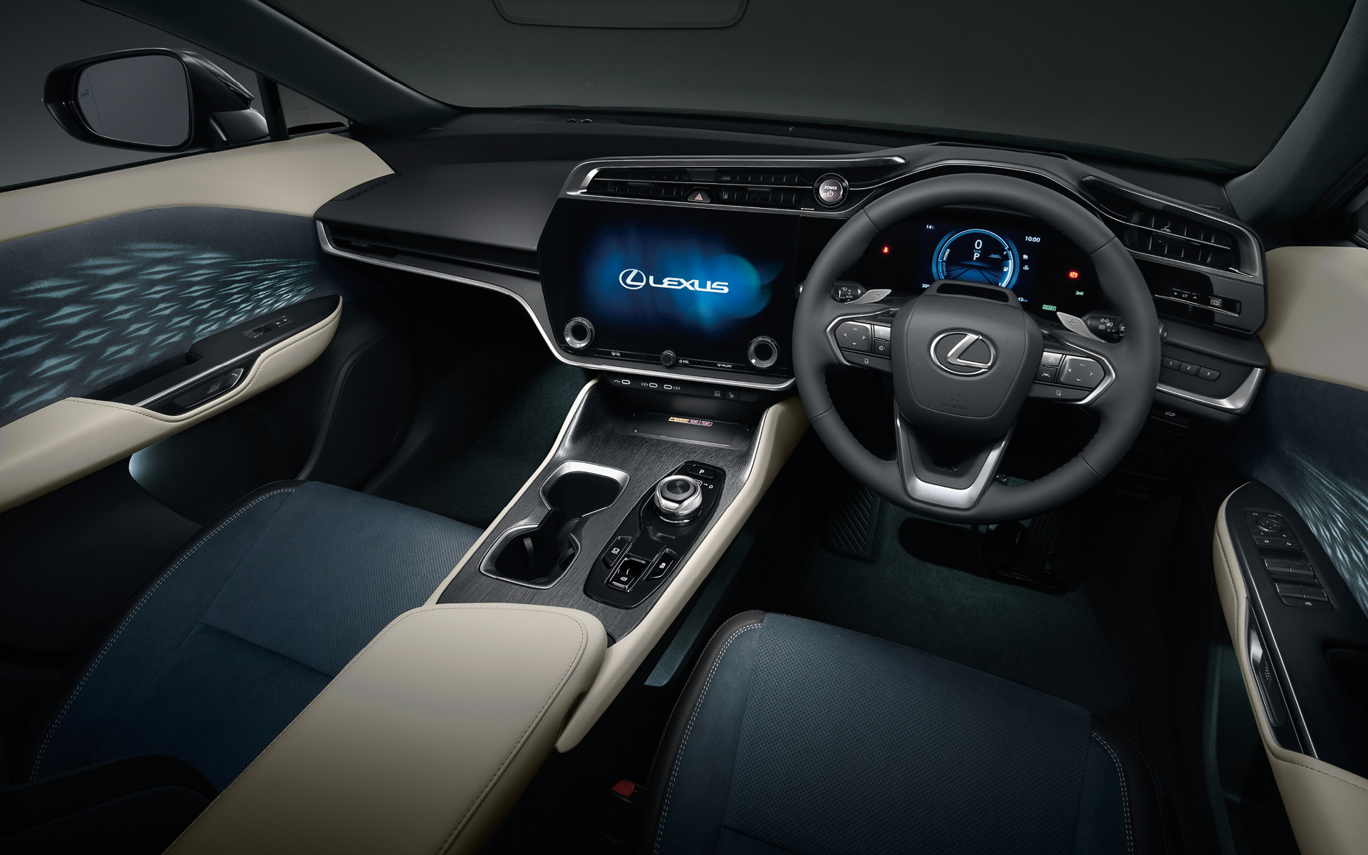 人が馬を操る際に使う「手綱」をイメージして、人とクルマがしっかりと意思疎通できることを目指した「Tazuna Concept」でインテリアを構成