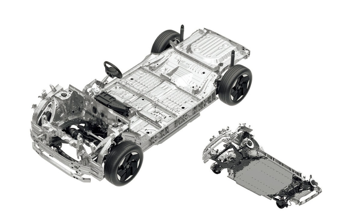 大型の駆動用バッテリの搭載を可能にするHEARTECT-eを採用