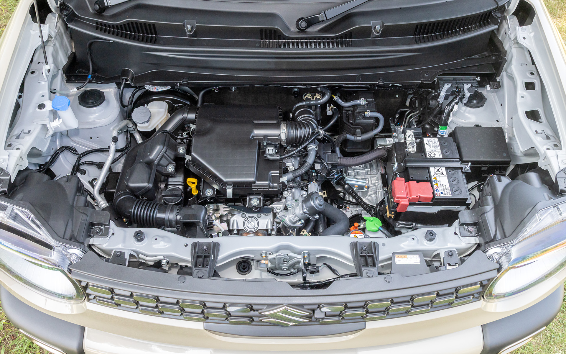 排気量を1.2リッターにアップして自然吸気エンジンに変更。燃費を向上している