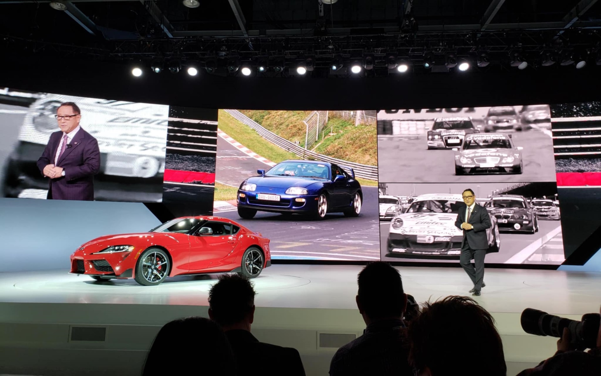 豊田章男氏は、「スープラなしではマスタードライバーにはなれませんでした」と常々語っている（写真は2019年のデトロイトショー）