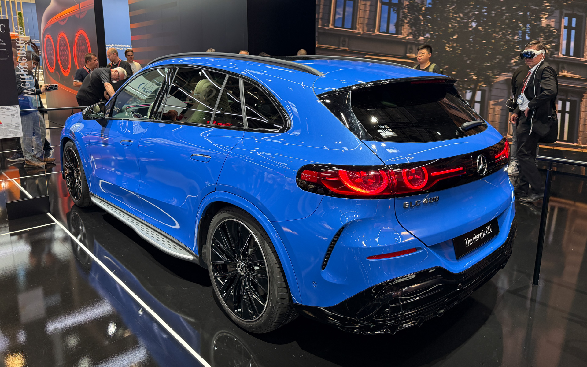 新型「GLC」（IAAモビリティ2025会場のもの）