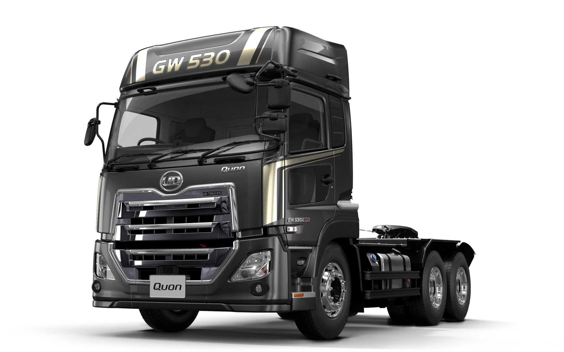 展示車両のQuon GW 6×4