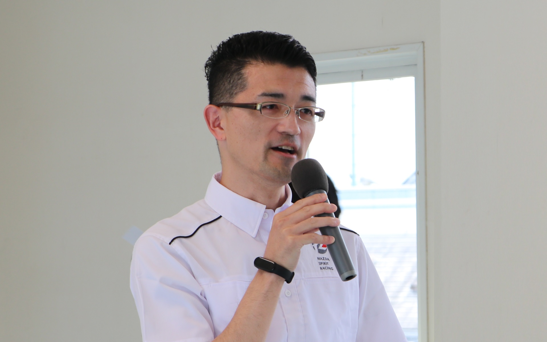 マツダ株式会社 ブランド体験推進本部 ブランド体験ビジネス企画部 モータースポーツ体験グルーブ 主幹の後藤憲吾氏