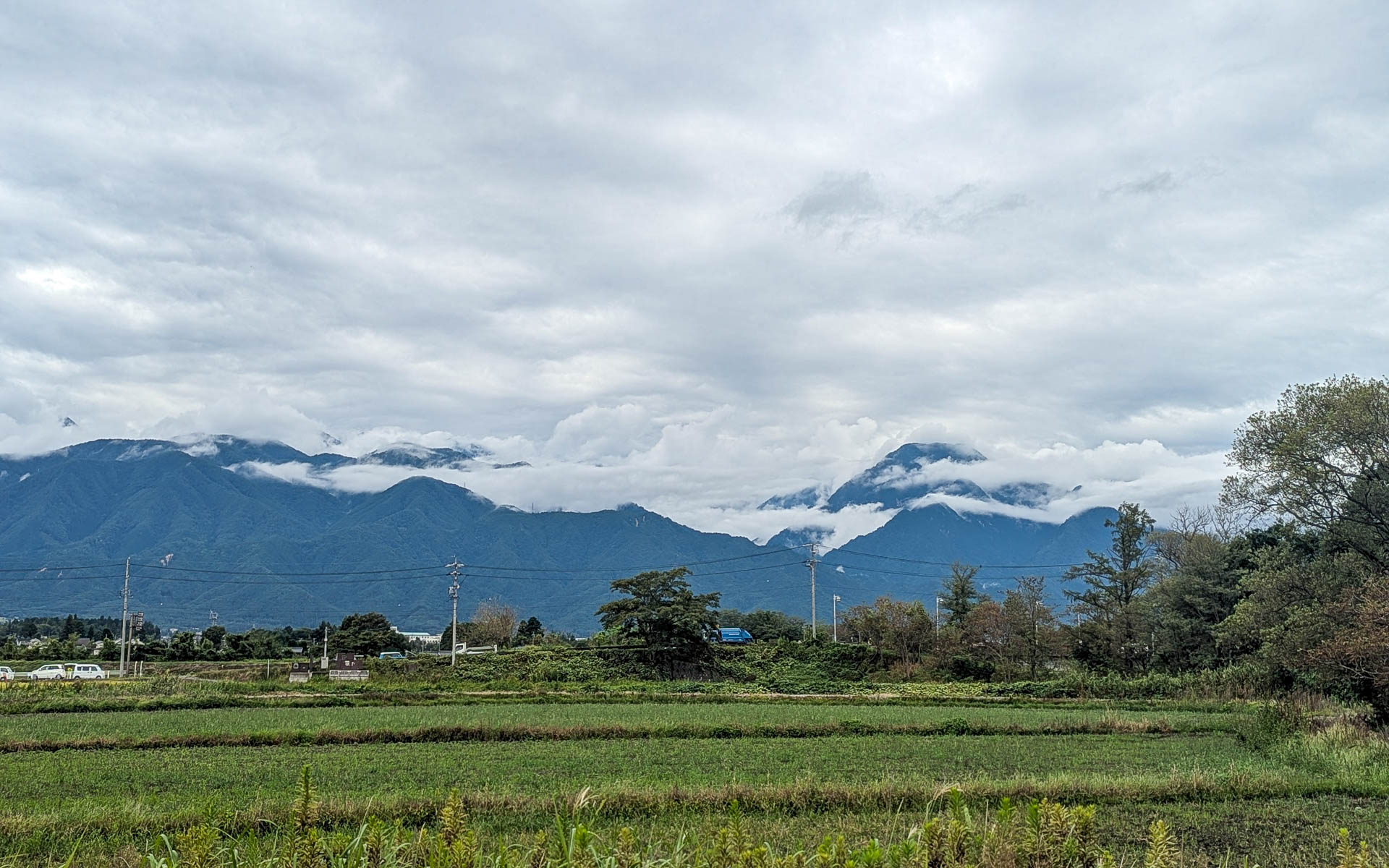 山を見ると安心する元長野県民です