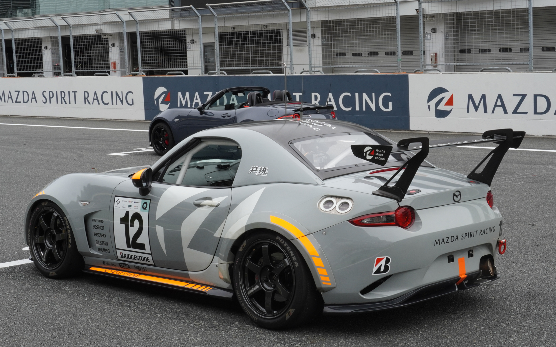 2024年のスーパー耐久参戦車「MAZDA SPIRIT RACING ROADSTER CNF concept」