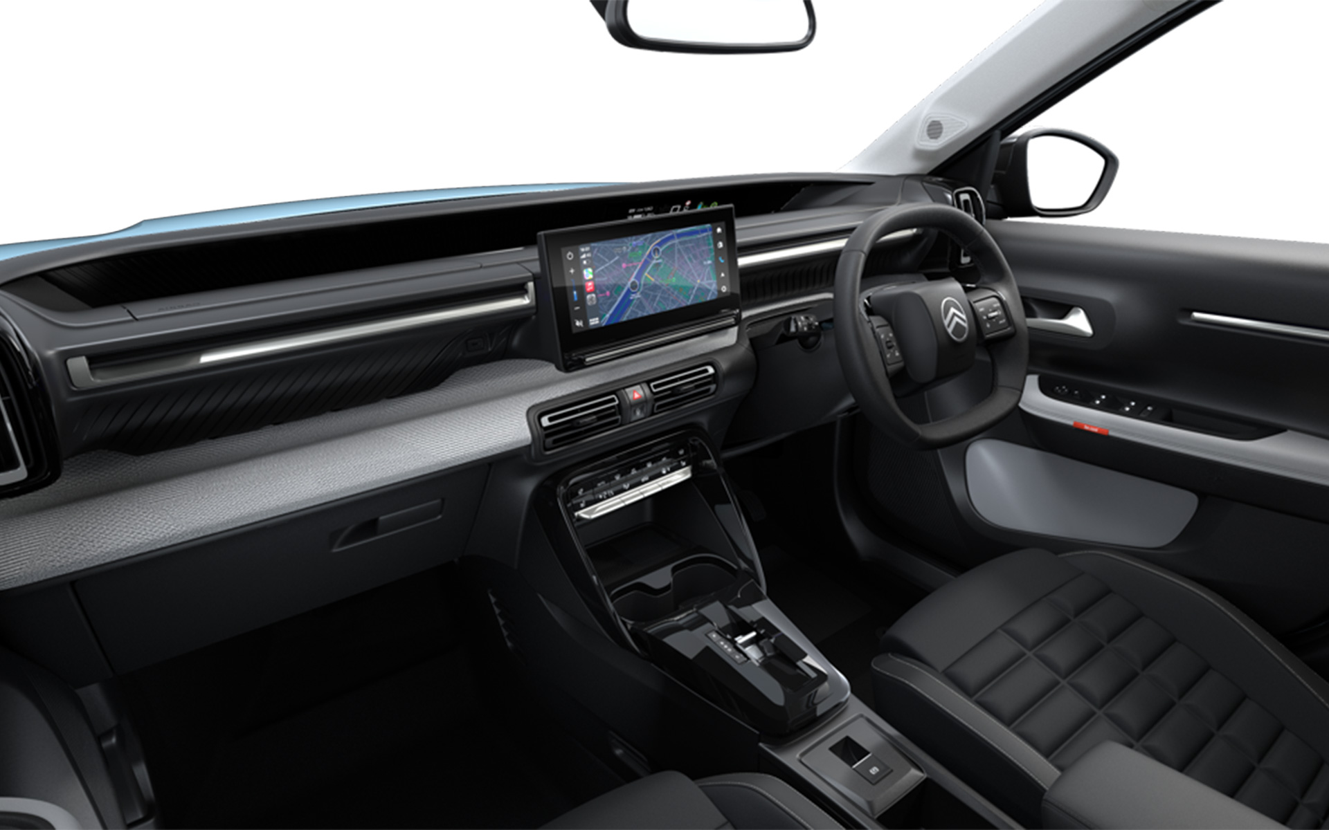 新型C3 ハイブリッドのインテリア