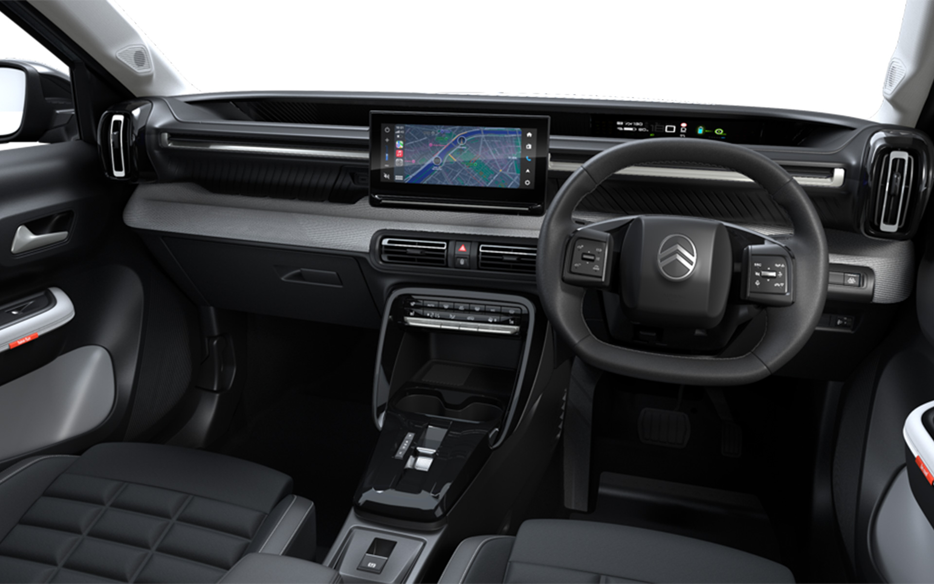 新型C3 ハイブリッドのインテリア