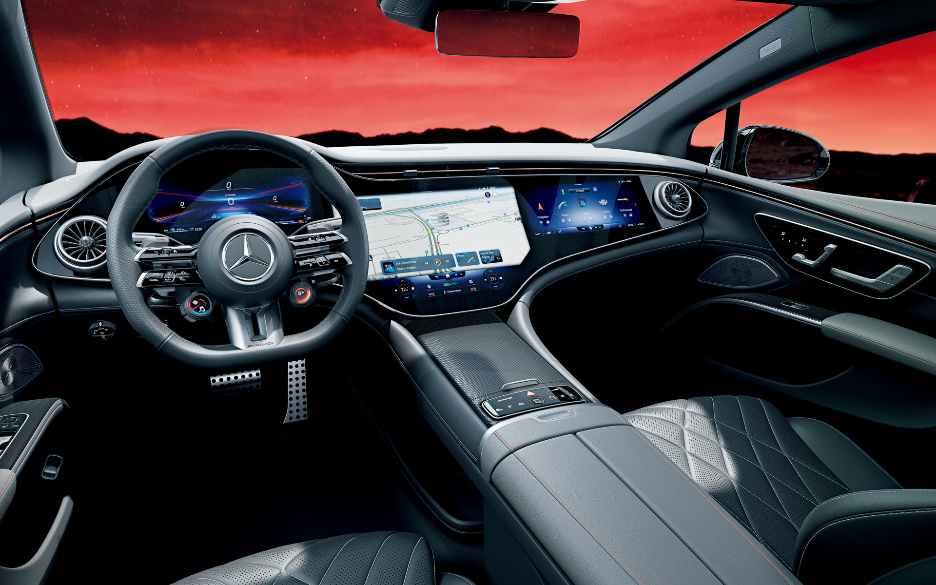 メルセデスAMG EQS 53 4MATIC＋のインテリア