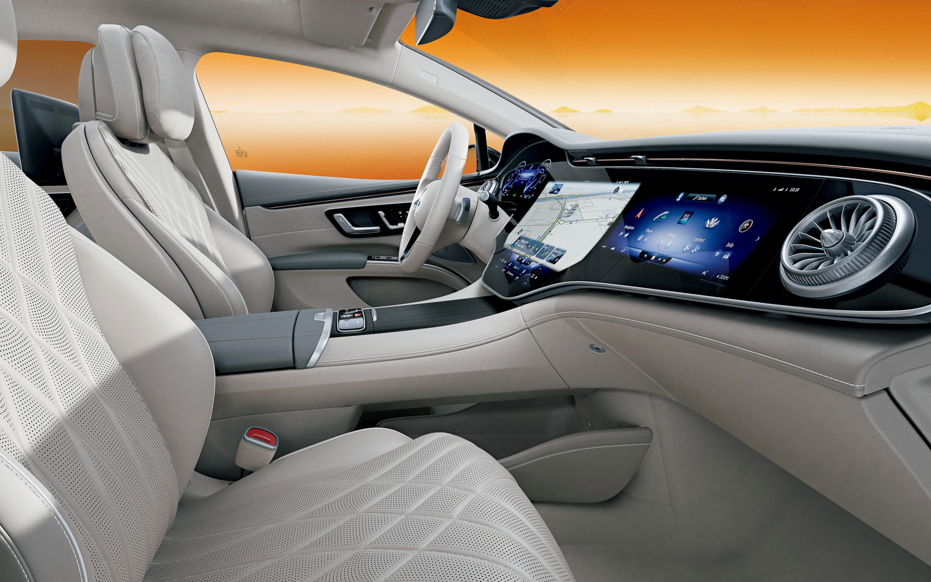 EQS 450＋ エクスクルーシブパッケージのインテリア