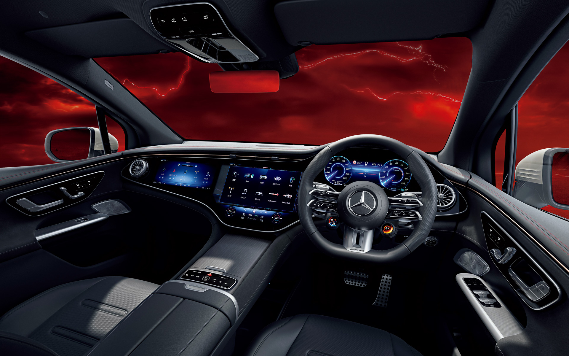 Mercedes-AMG EQE 53 4MATIC＋ SUVではインパネに「MBUX ハイパースクリーン」を標準装備