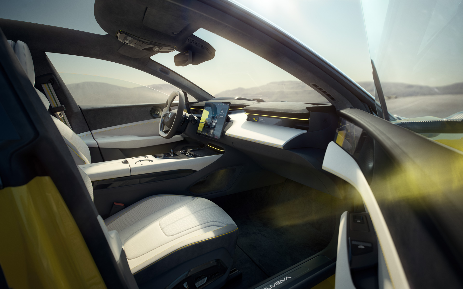 アンビエント照明機能によってドライバーと車両が光によってコミュニケーション