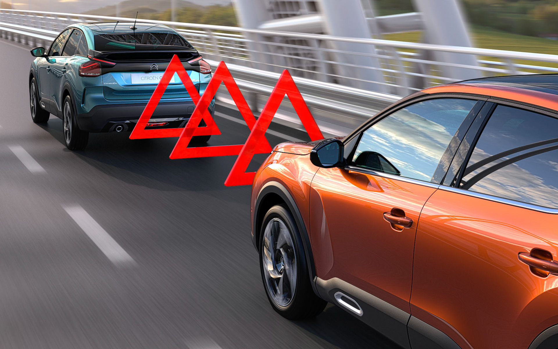 「アクティブセーフティブレーキ（被害軽減ブレーキ）」の作動イメージ