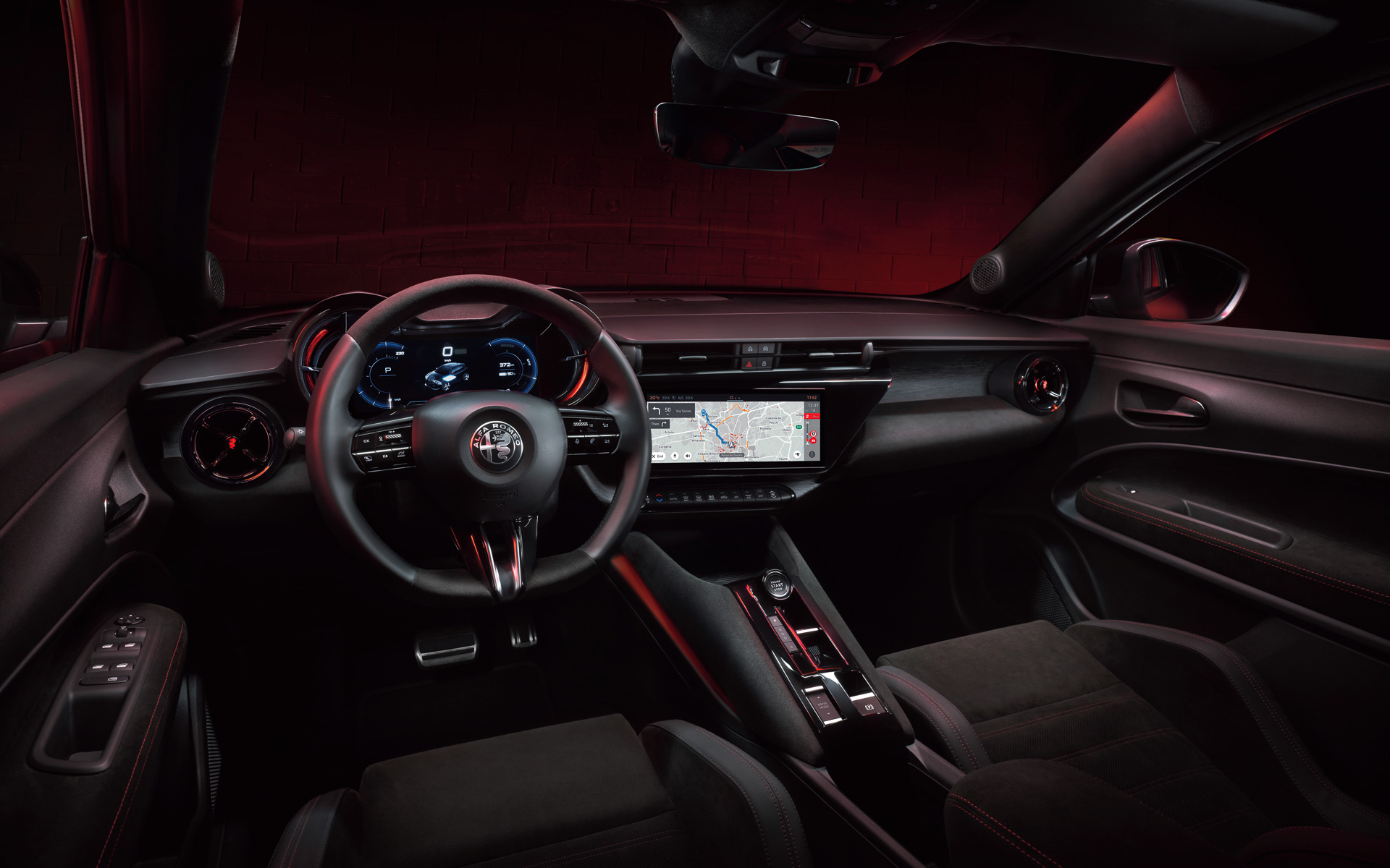 10.25インチの「デジタルクラスターメータ－」や10.25インチのタッチスクリーンを備える「Connectシステム」などを採用する先進性の高いインテリア