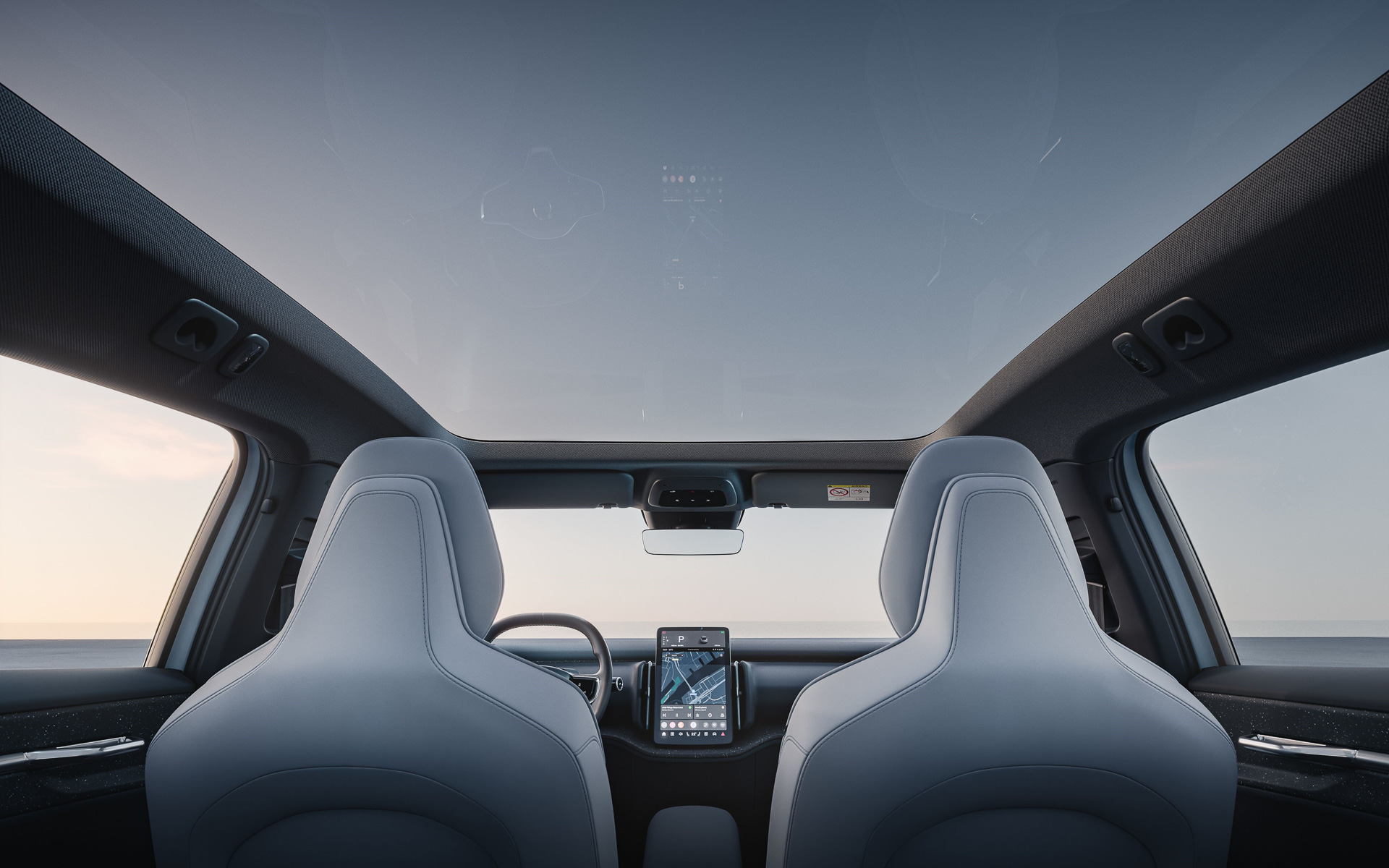 「パノラマ・ガラス・ルーフ」はEX30の「Ultra Single Motor Extended Range」「Ultra Twin Motor Performance」とEX30 クロスカントリーで標準装備