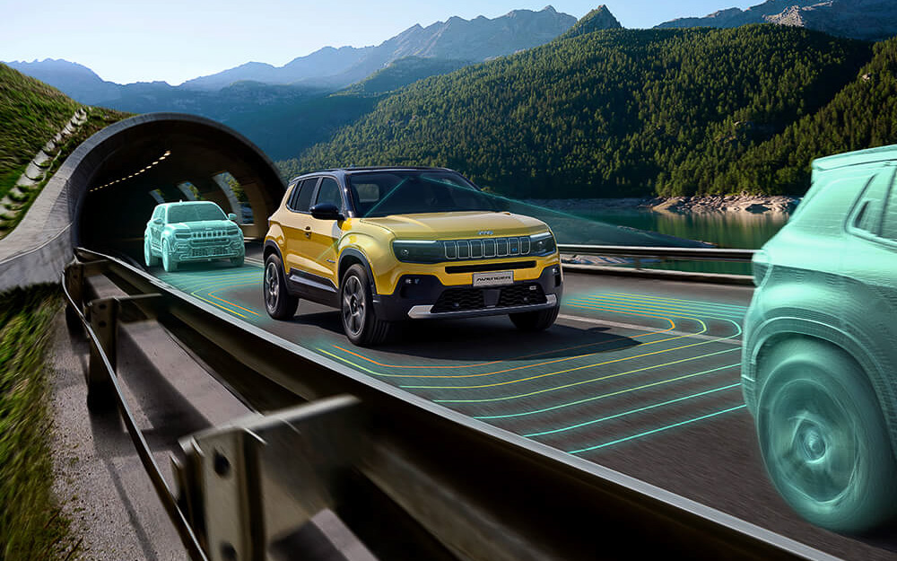 「アダプティブクルーズコントロール （STOP＆GO機能付）」の作動イメージ