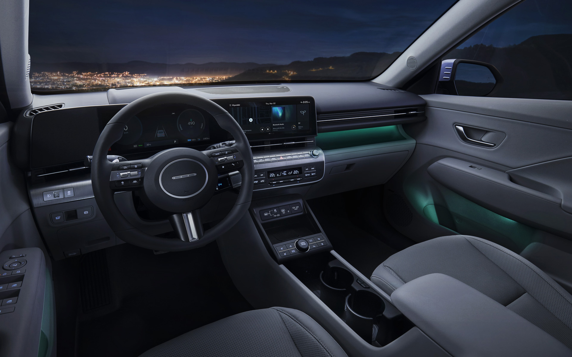 水平レイアウトによって開放感を高めたインテリア