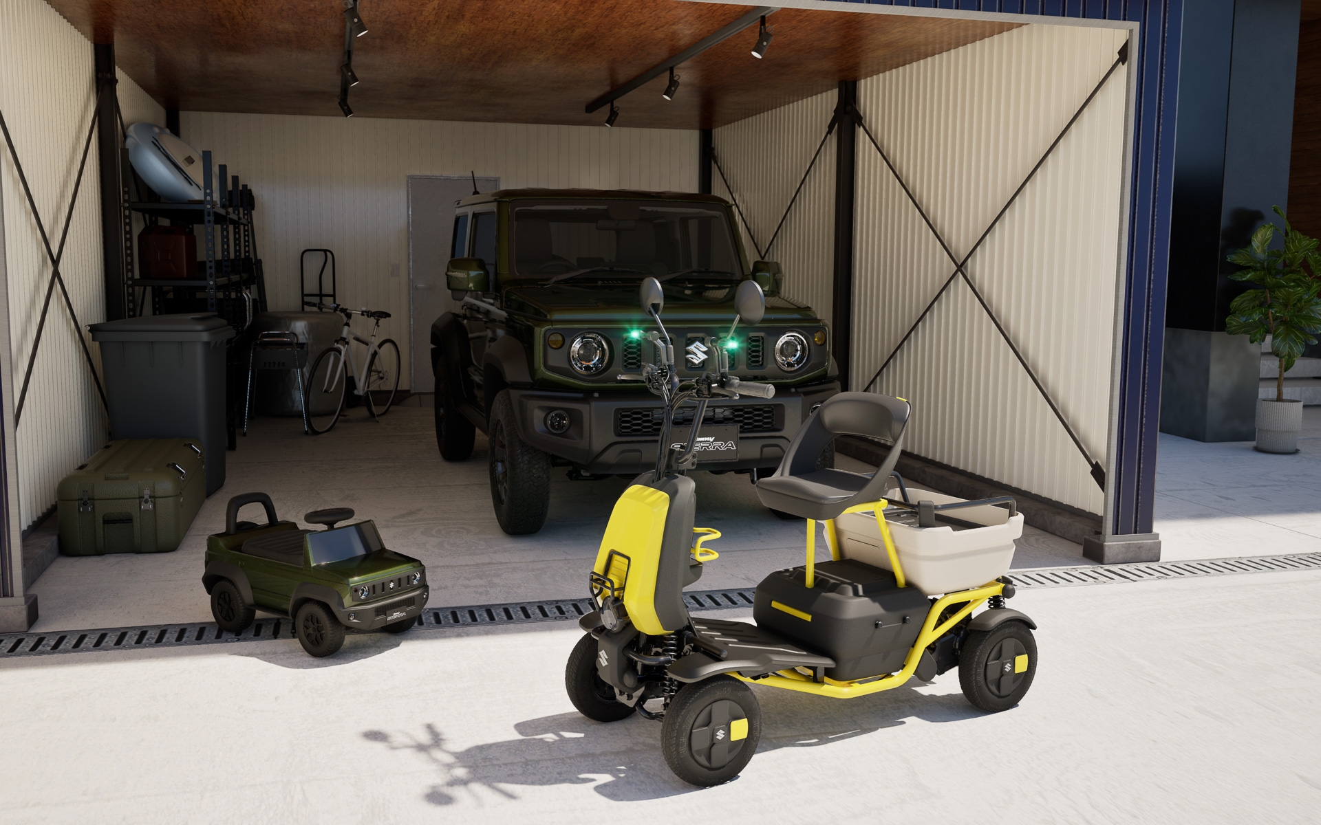 電動パーソナルユースモビリティ「SUZU-RIDE 2」