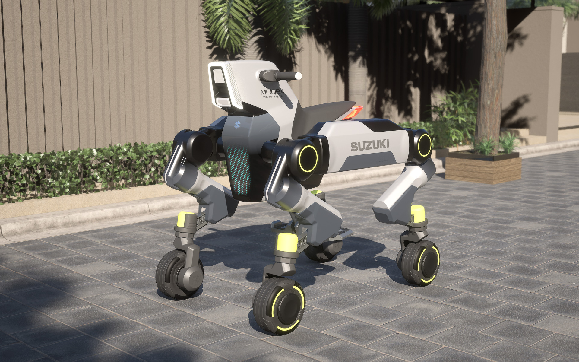 次世代四脚モビリティ「MOQBA（モクバ）2」