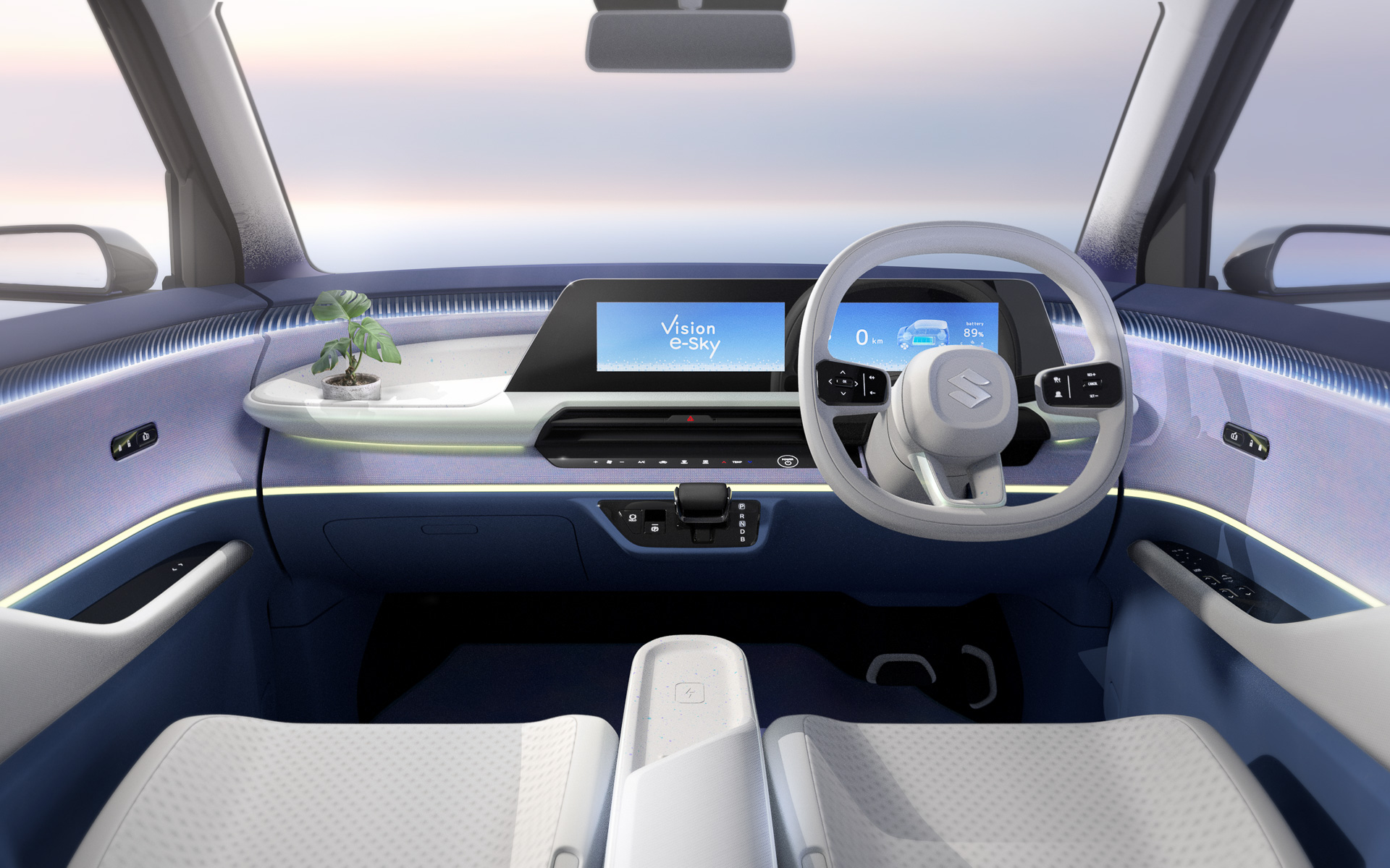 トールワゴンタイプの「Vision e-Sky」のボディサイズは3395×1475×1625mm（全長×全幅×全高）