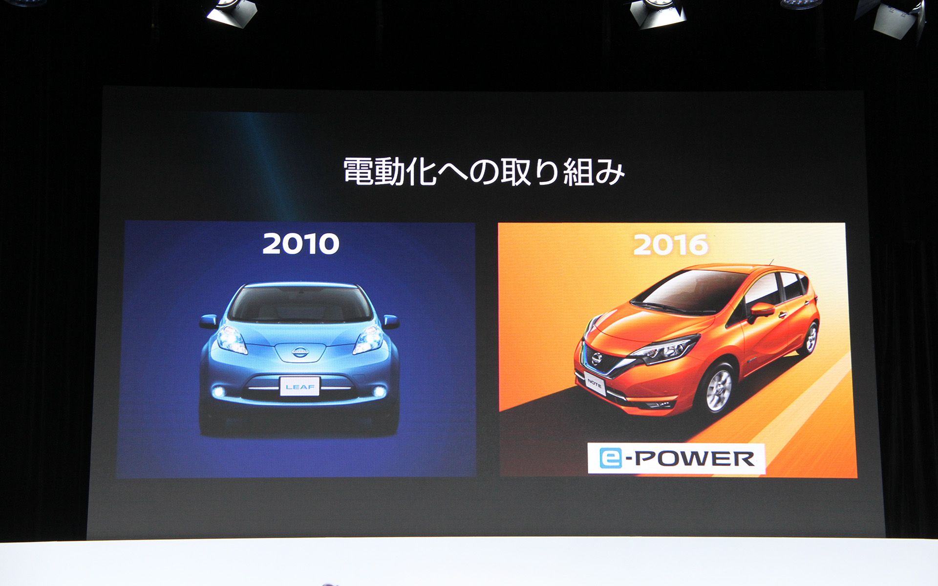 日産の電動化への取り組み