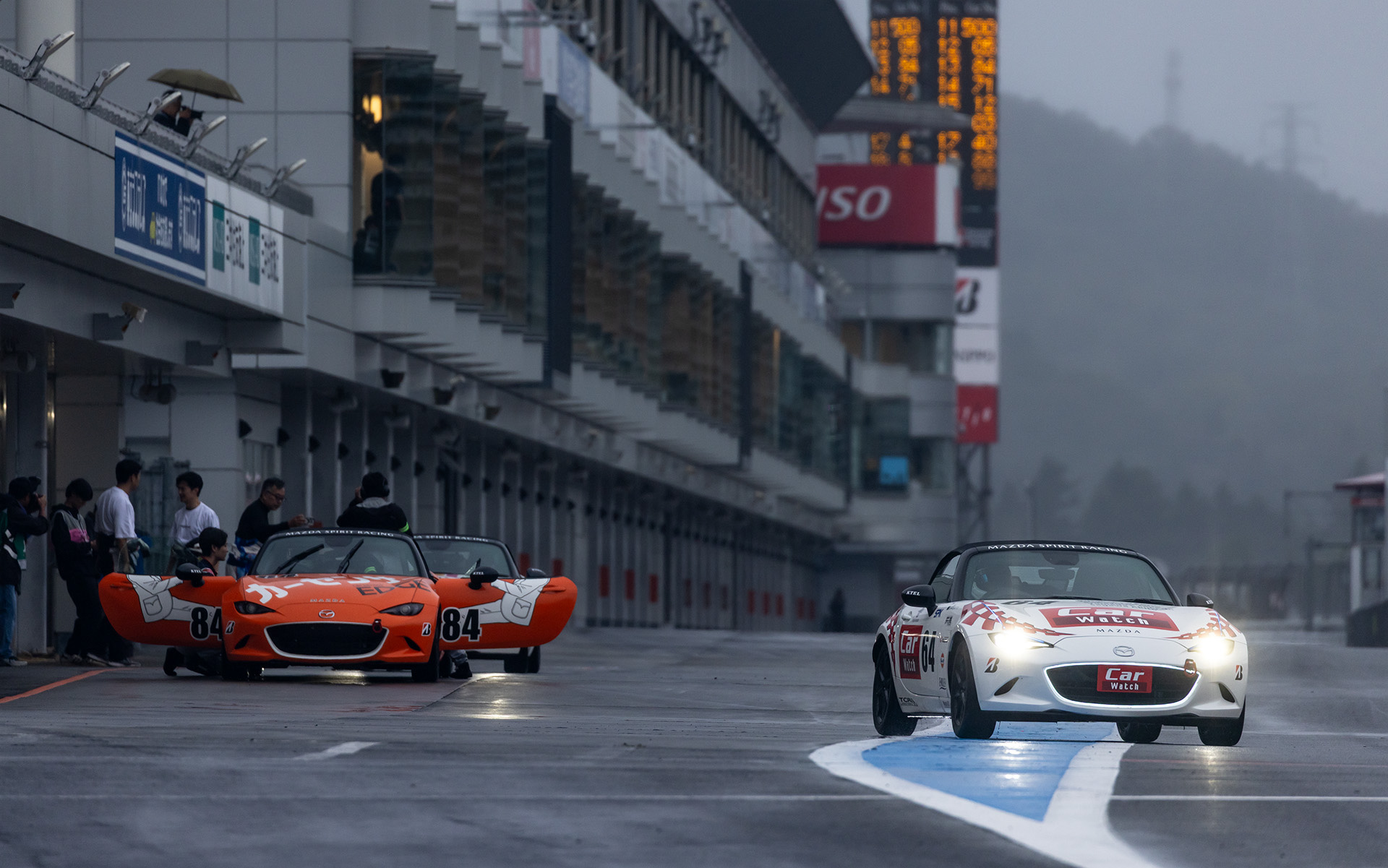 期待のかかる瀬川氏がコースへ