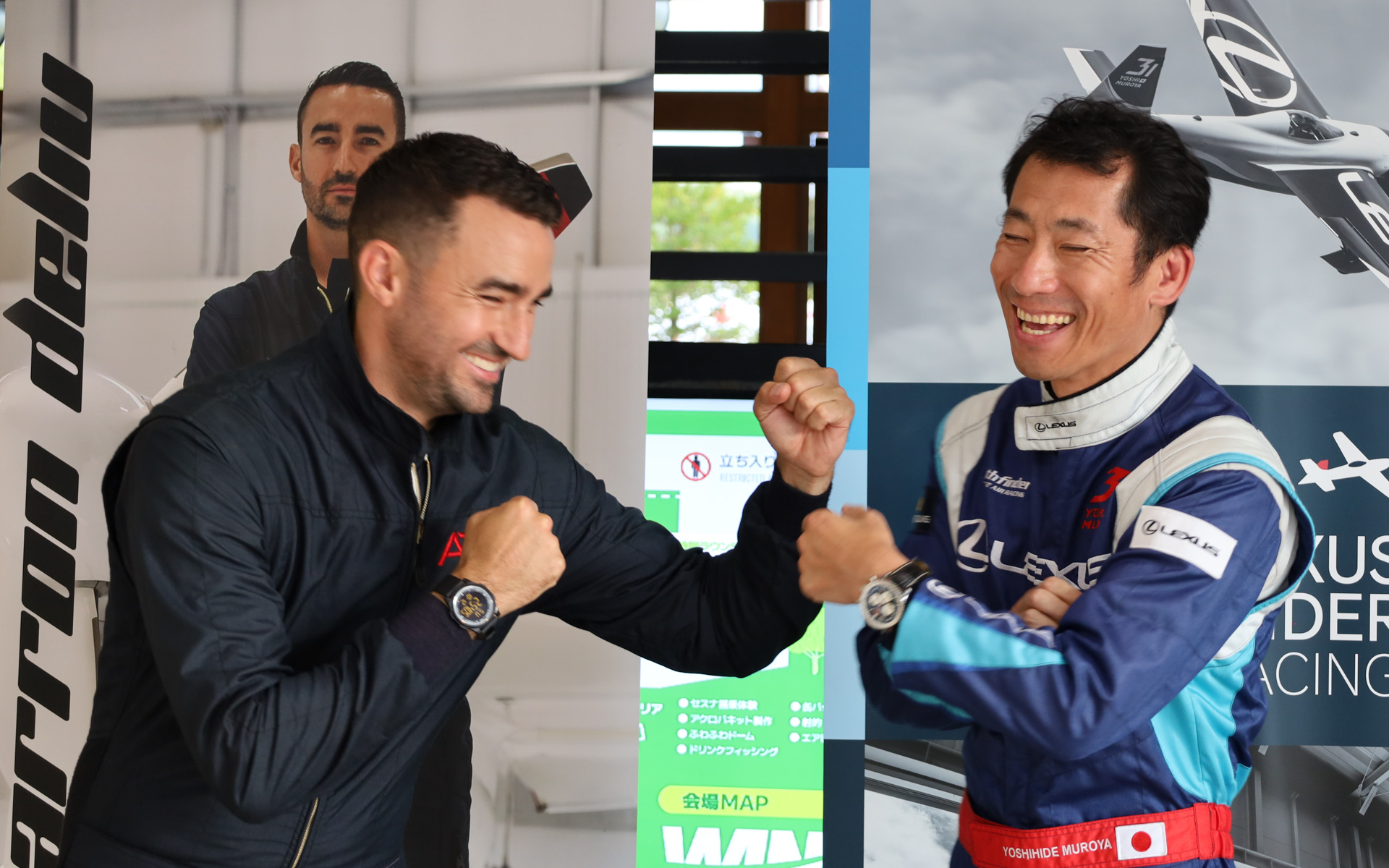 デリュー選手が勝利した「エアダンスバトル」に関して、室屋選手は来年のリベンジを宣言した