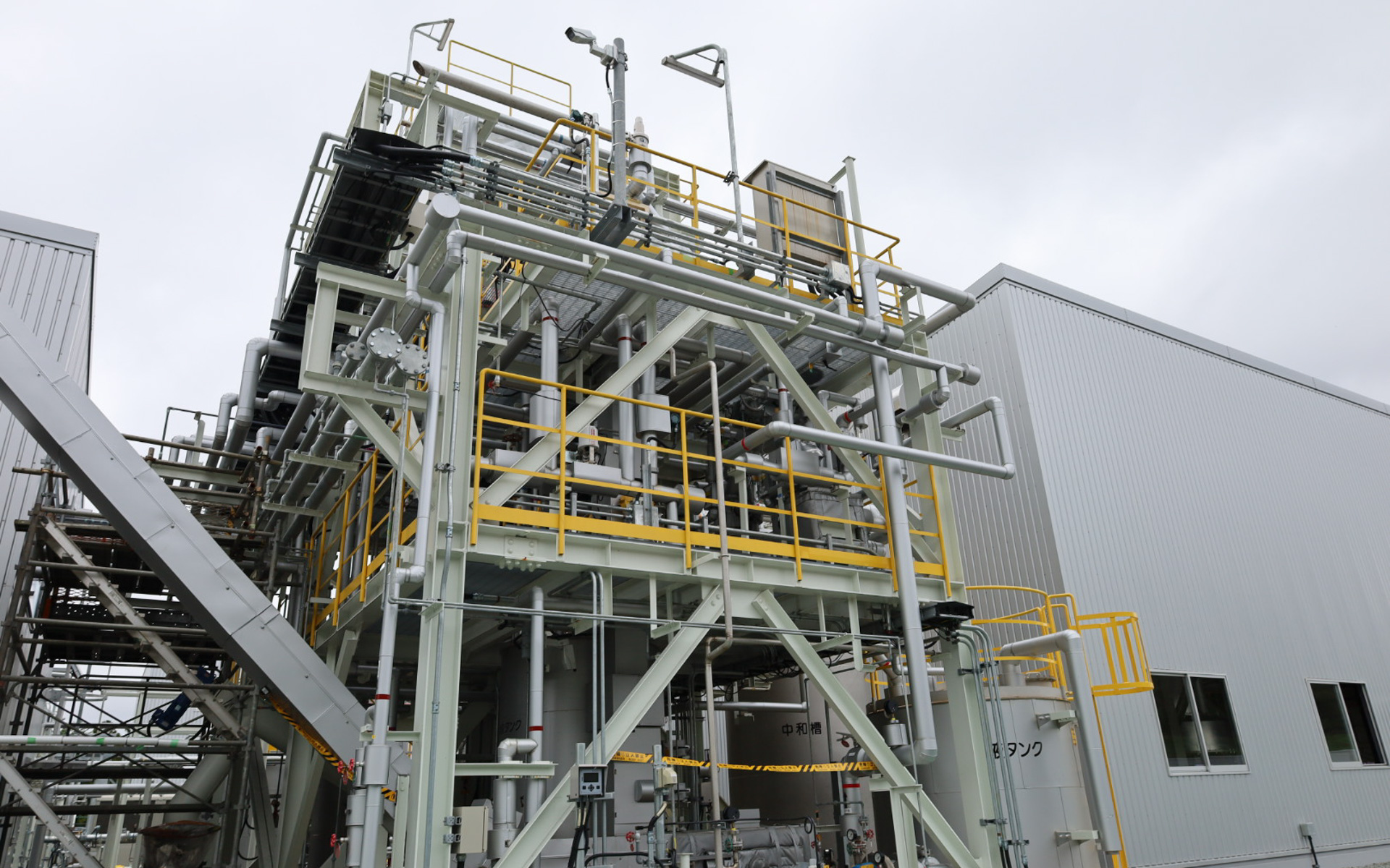 大熊町にあるバイオエタノールの生産施設