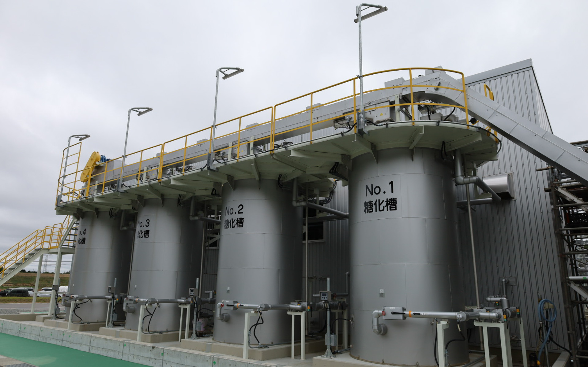 大熊町にあるバイオエタノールの生産施設
