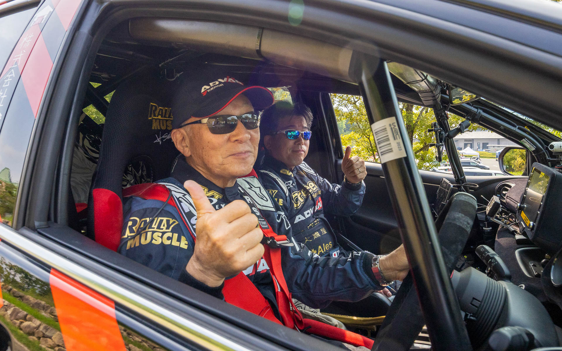 日下部保雄氏がラリージャパンに挑戦する（画像は2025年8月23日～24日に開催された丹後半島ラリー）